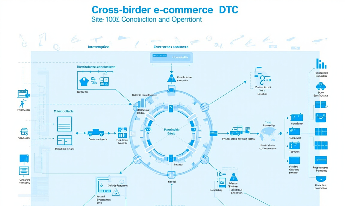 跨境电商独立站运营架构图