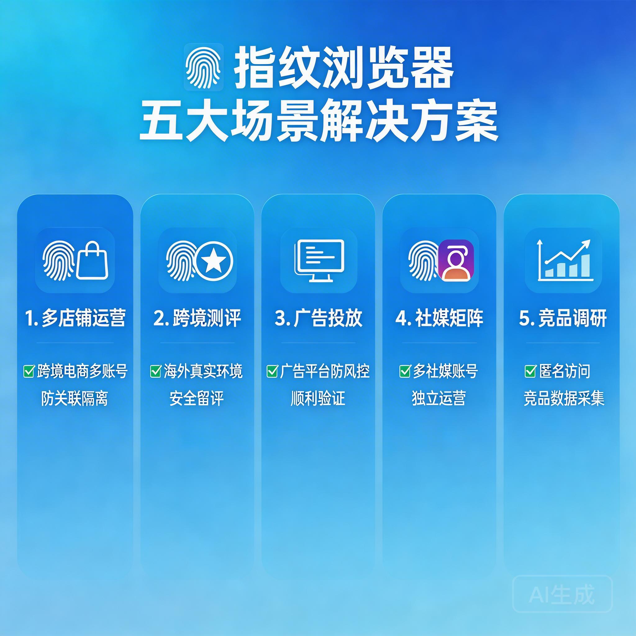 不同场景指纹浏览器推荐方案