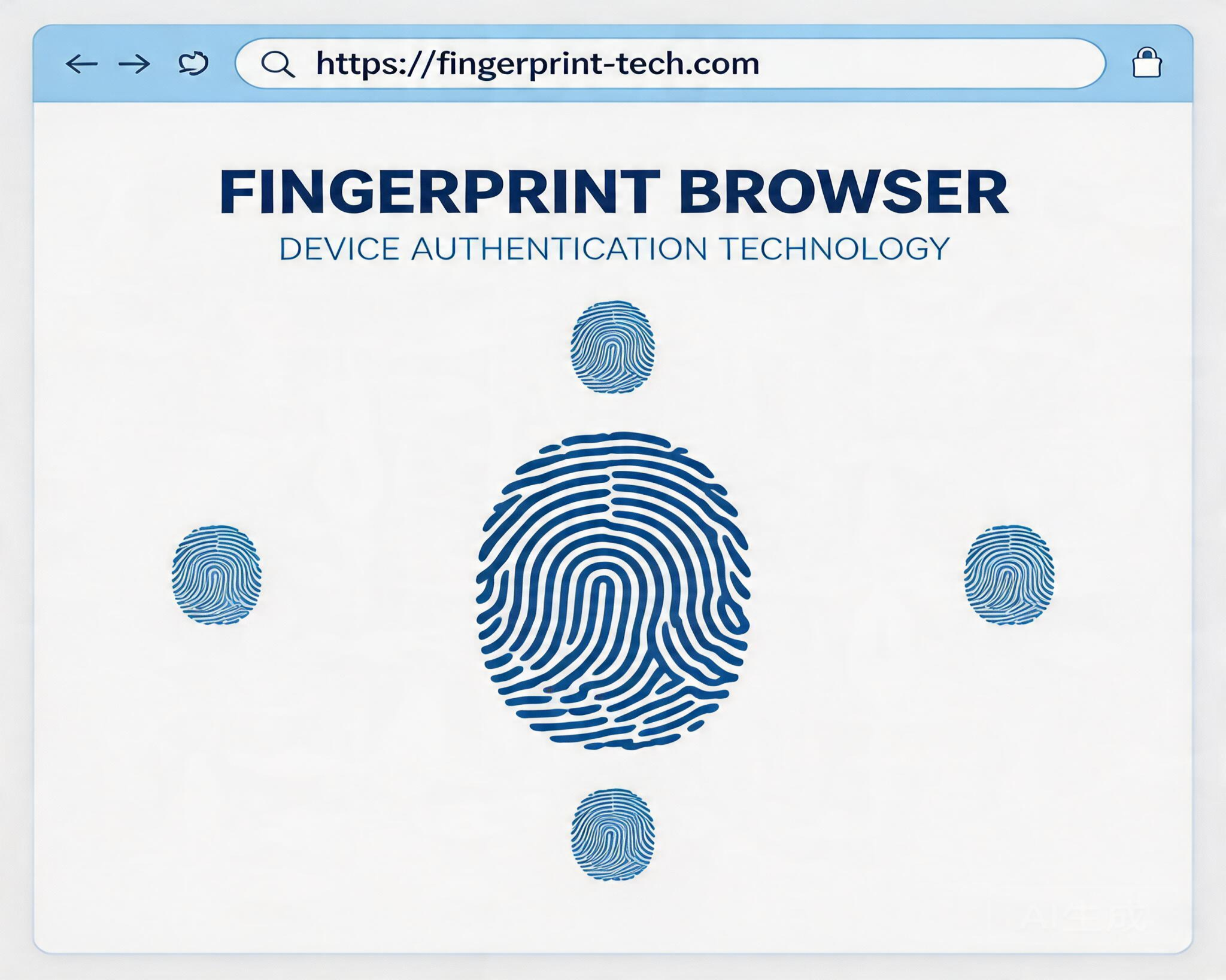 指纹浏览器技术原理示意图