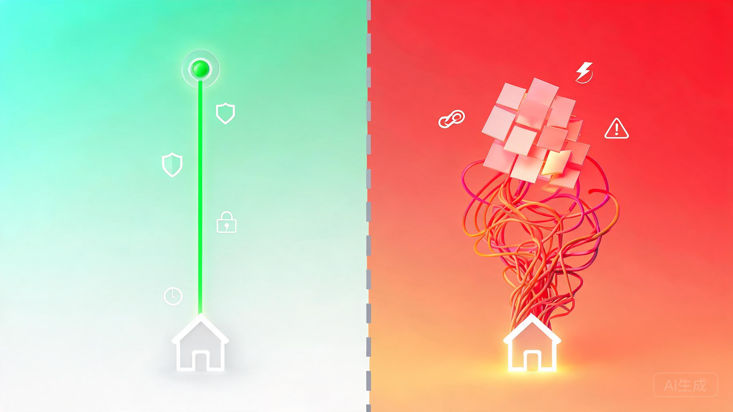 静态 vs 动态 IP 拓扑对比
