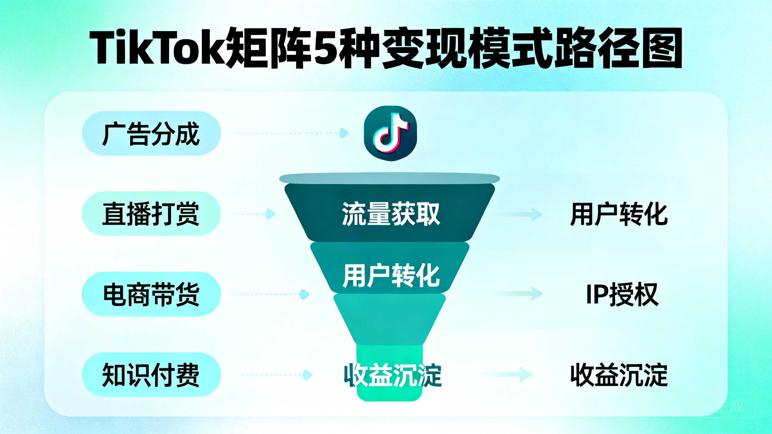 TikTok矩阵变现指南:5种适合矩阵玩家的赚钱模式