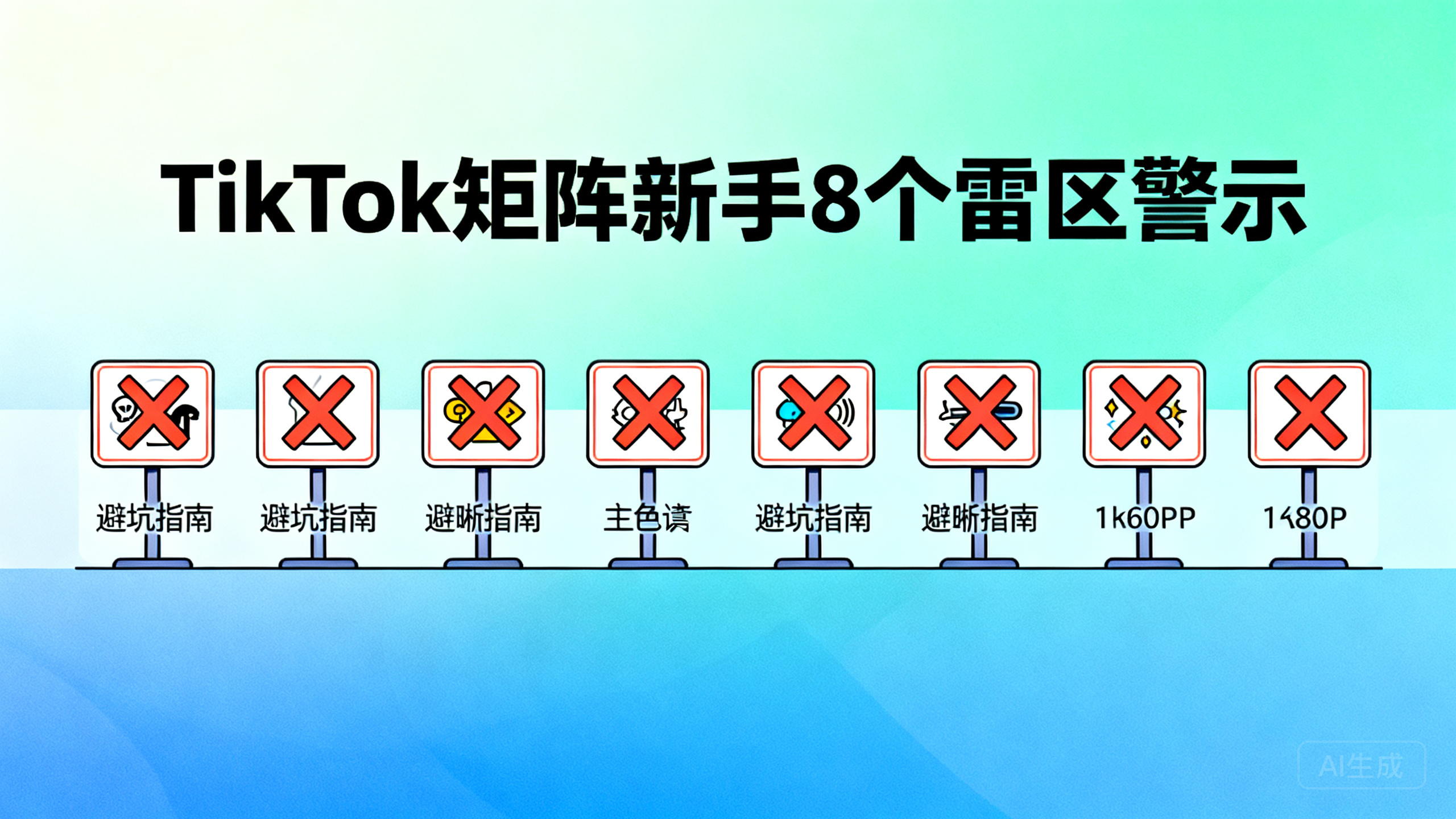 TikTok矩阵避坑指南:新手最容易踩的8个致命错误