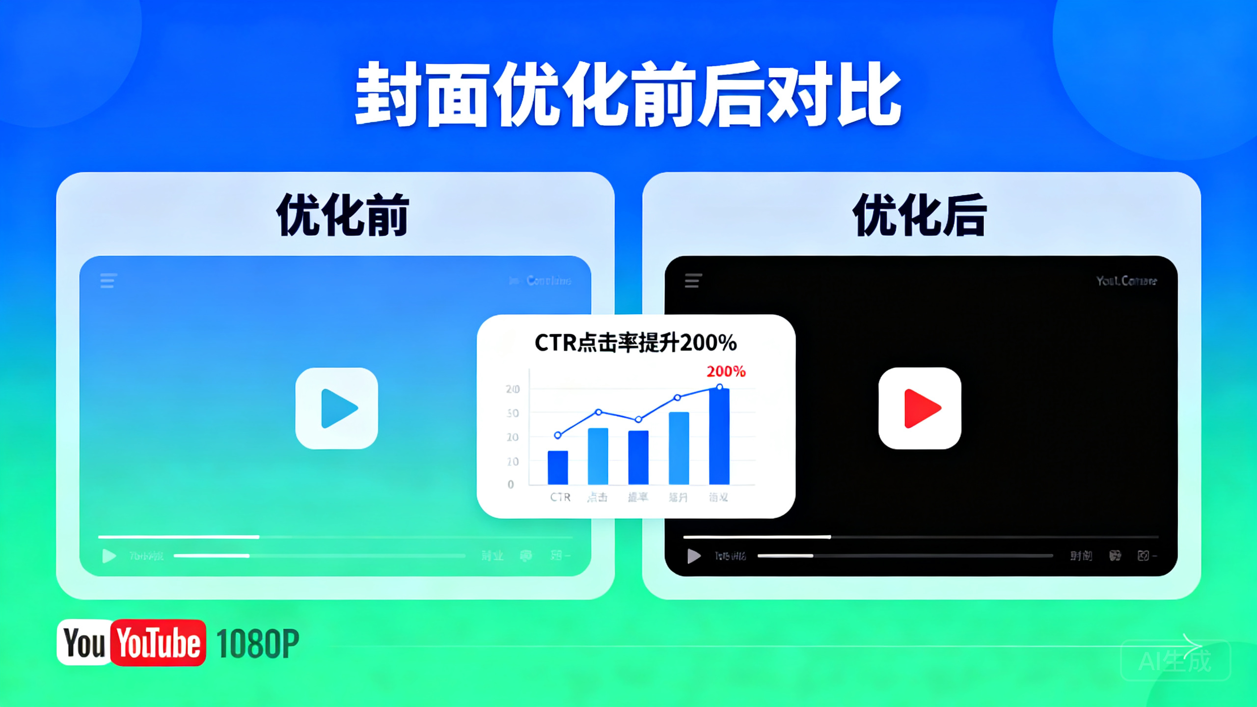 YouTube运营封面优化:点击率提升200%的设计技巧