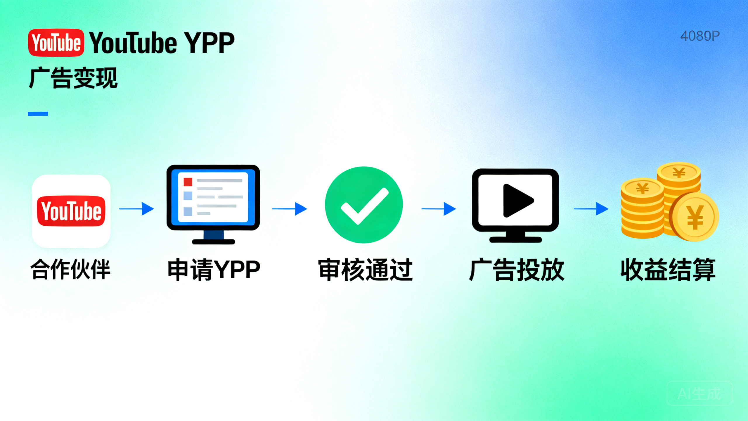 YouTube运营广告变现:开通YPP的完整流程与技巧