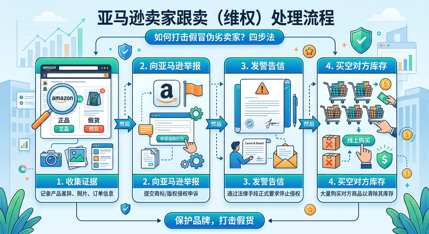 亚马逊被跟卖处理实战指南