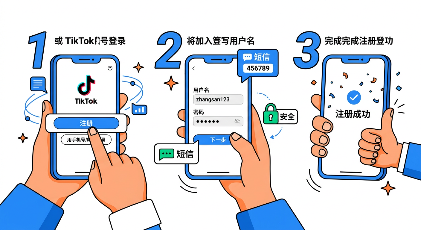 TikTok账号注册避坑指南:2026最新实操步骤与注意事项