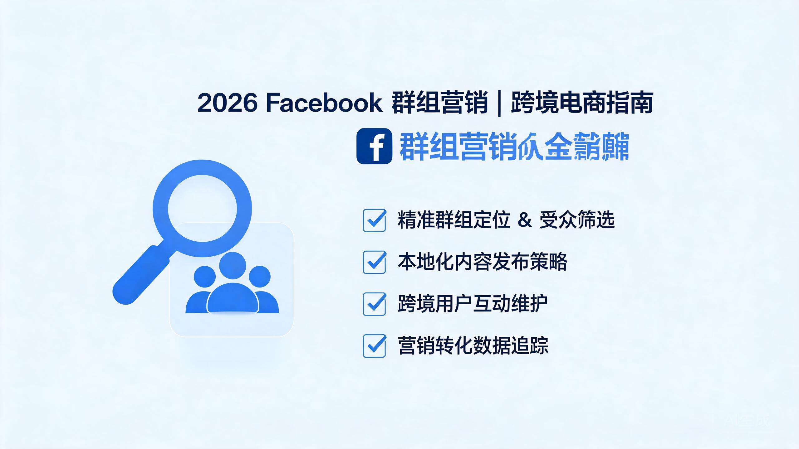 Facebook群组营销 流程图