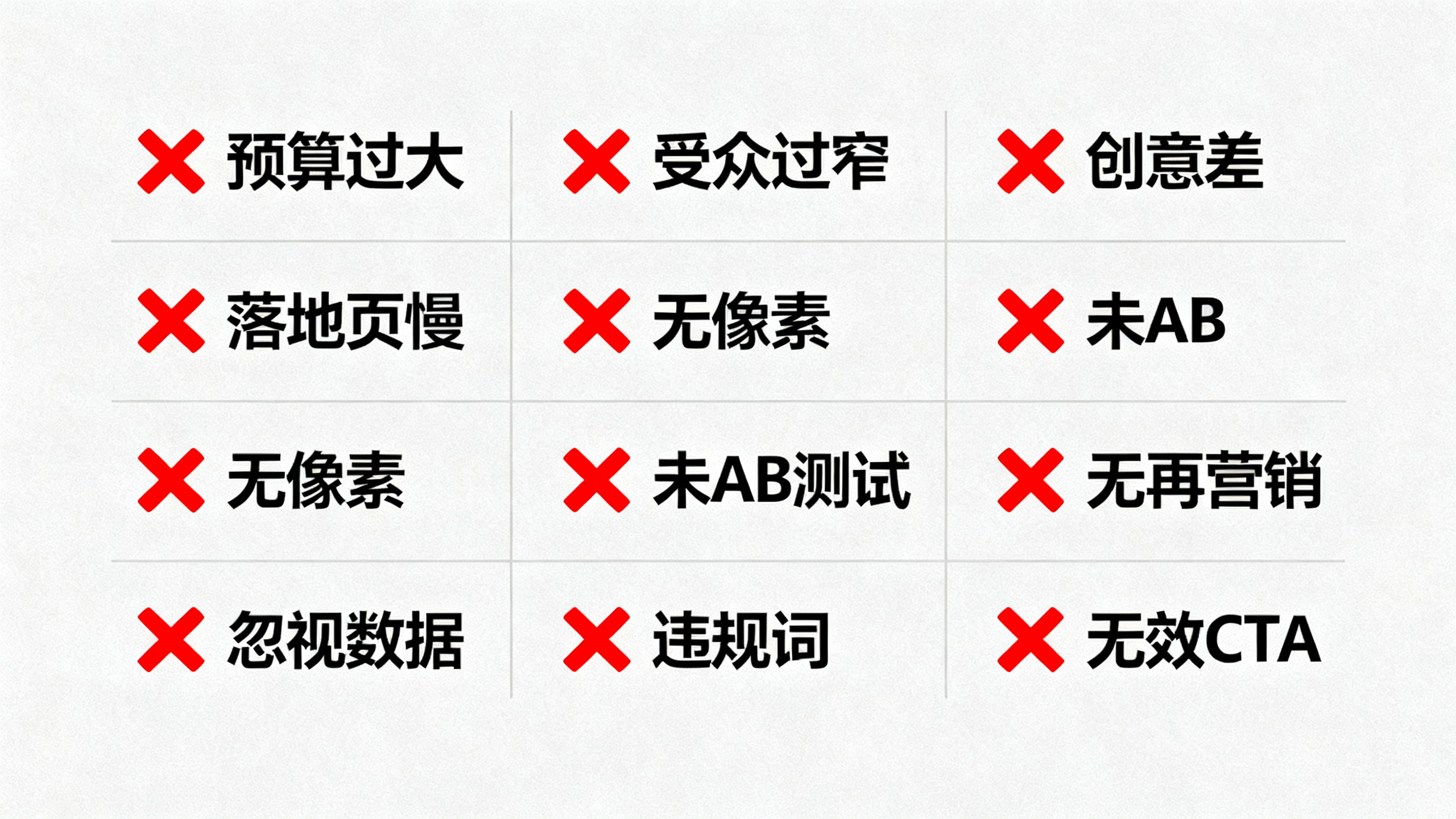 Facebook广告投放避坑指南:90%卖家都犯过的致命错误