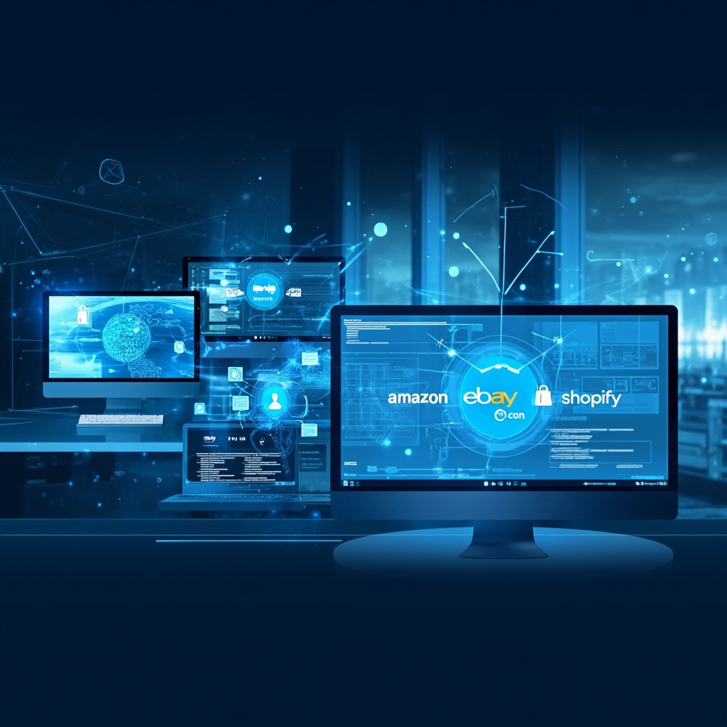 跨境电商多账号安全管理概念图