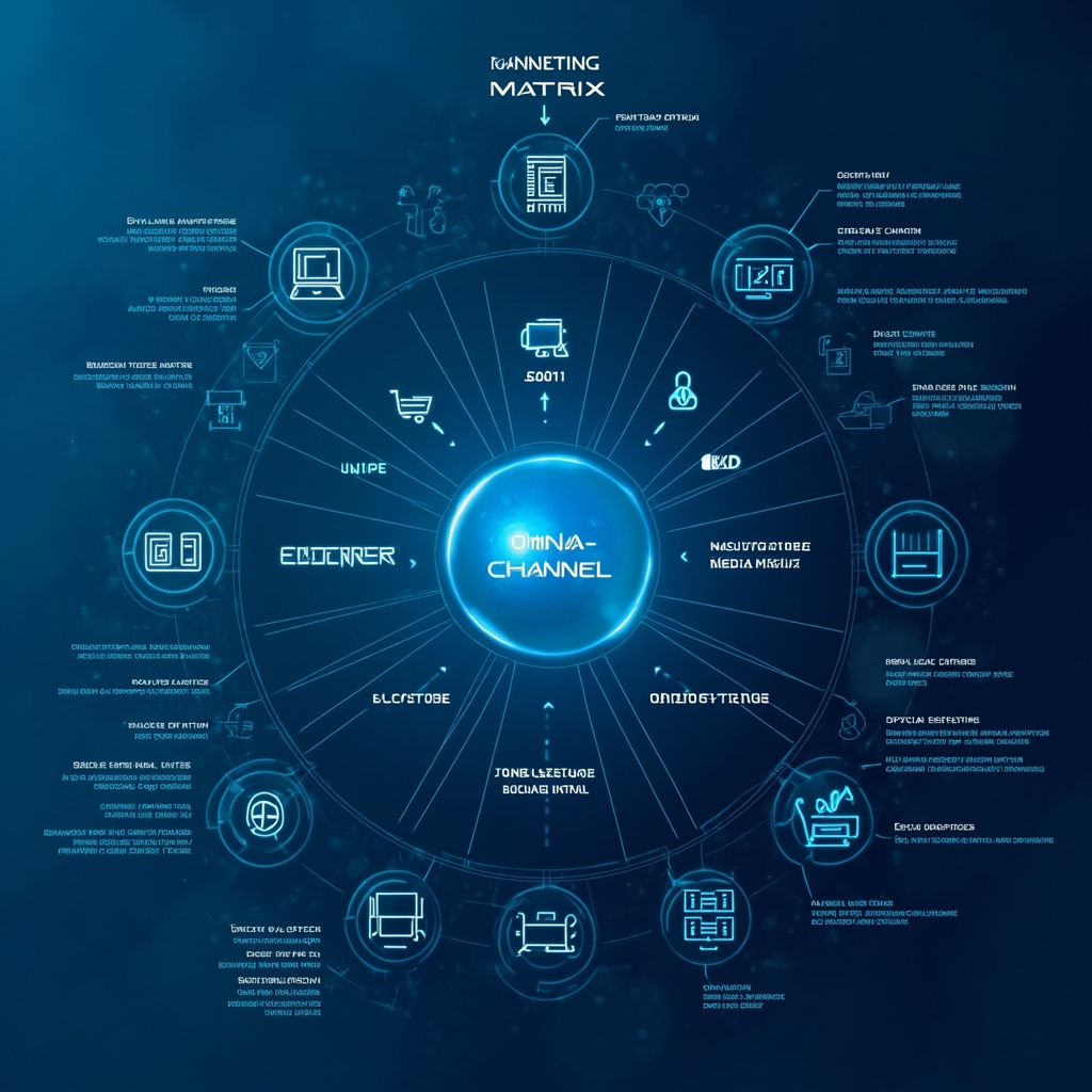 全媒体矩阵运营概念图