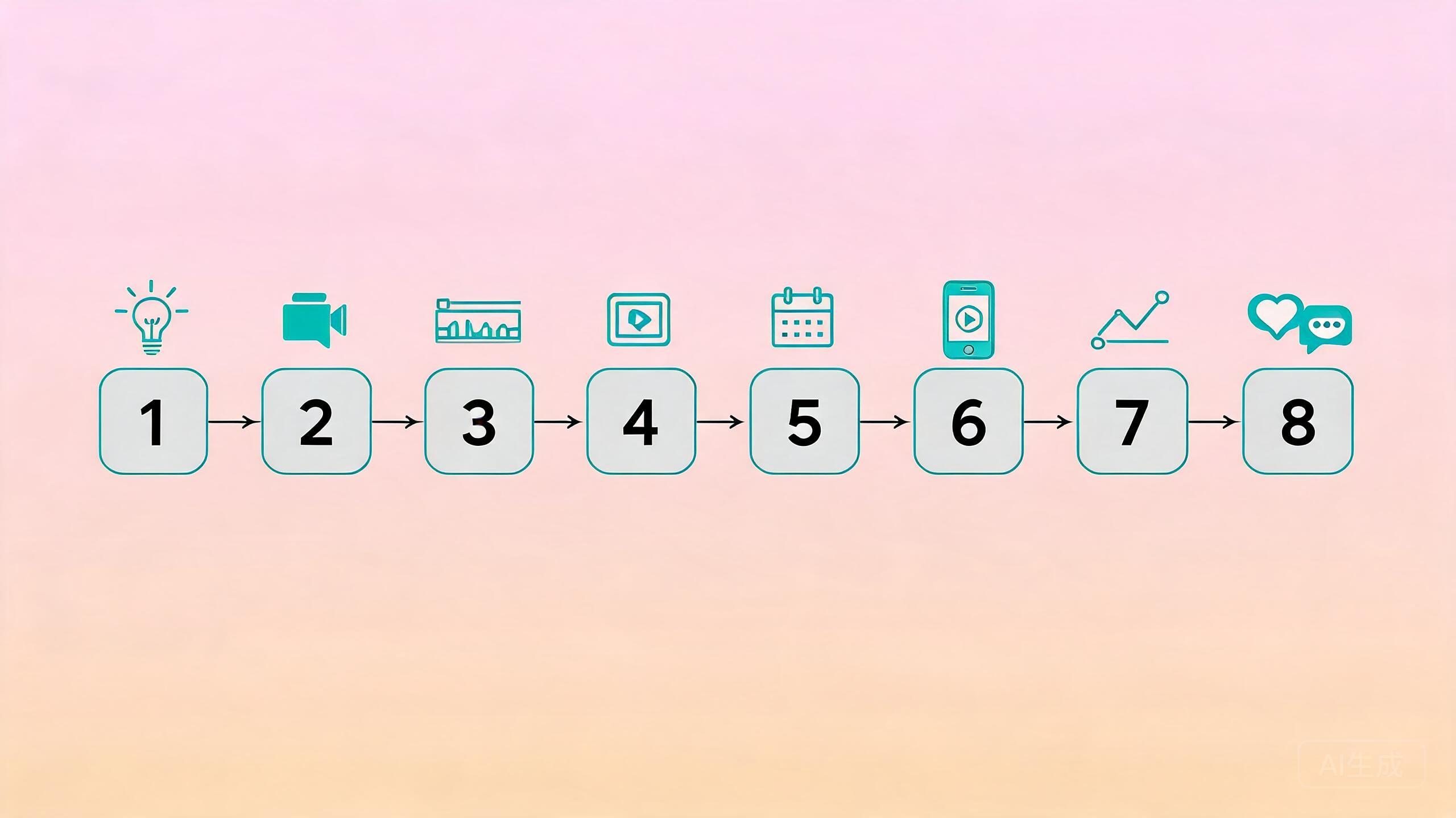 TikTok运营 步骤图